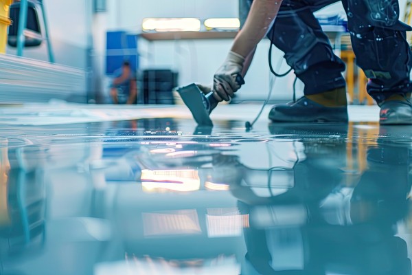 plancher de garage époxy partout en Montérégie